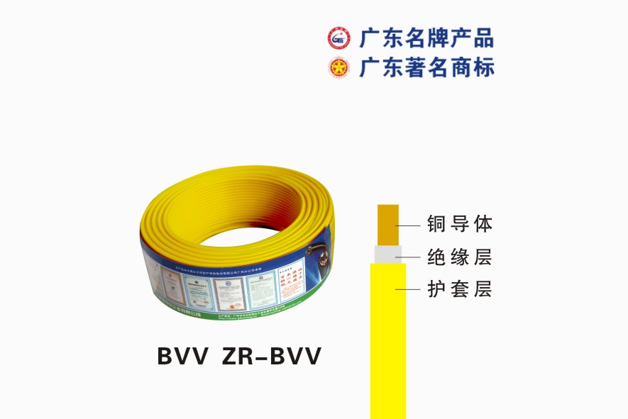 ZR-BVV阻燃雙膠皮絕緣電線