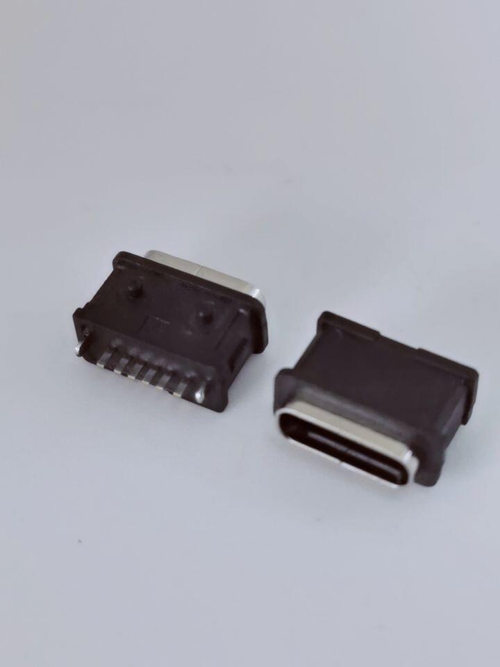 TYPE-C 6PIN ʽֱȫܷˮĸ 늄ˢֱͯBӿ